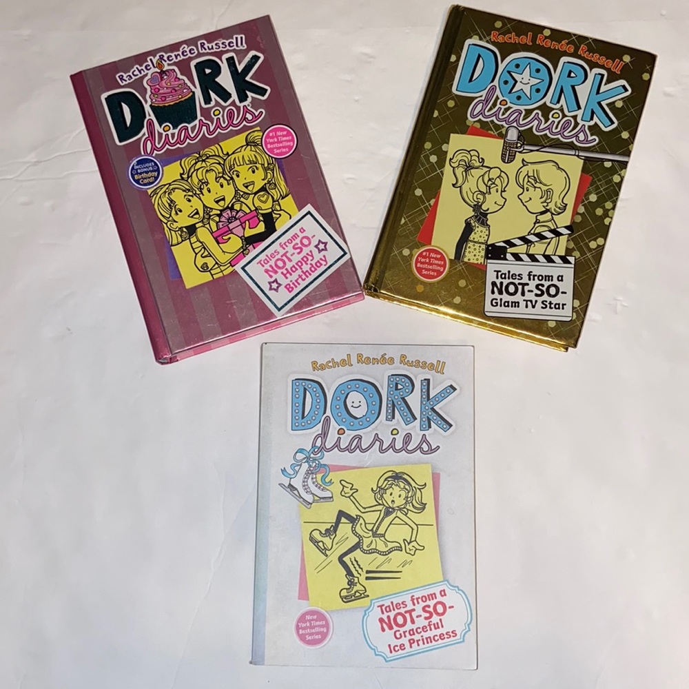 Three Dork Diary Books